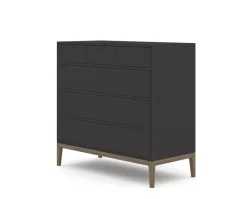 Edge 2.0 Byrå | Black/ Burned Walnut