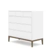 Edge 2.0 Byrå | White/ Burned Walnut
