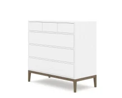 Edge 2.0 Byrå | White/ Burned Walnut