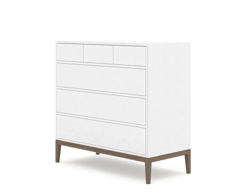 Edge 2.0 Byrå | White/ Burned Walnut