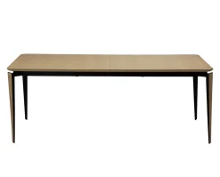 Edge Matbord 100x200-300 | Vitbetsad Ek