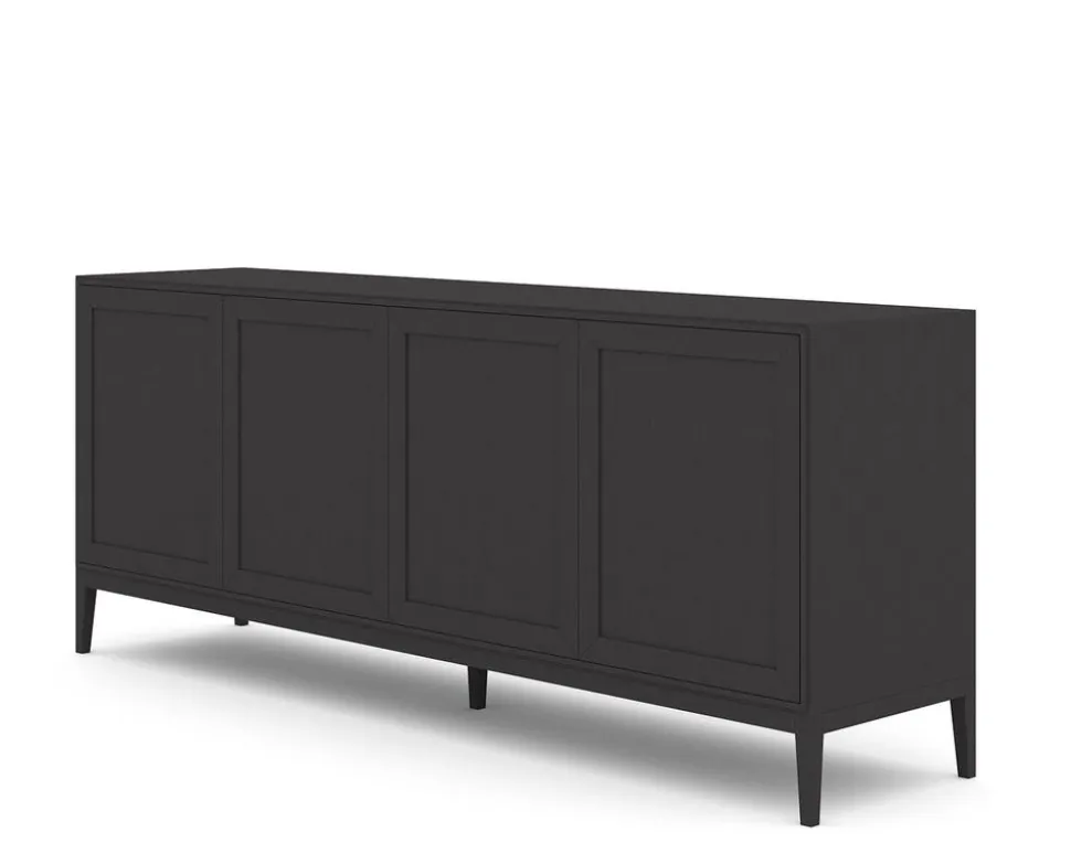 Edge 2.0 Skänk 4 Dörrar | Black