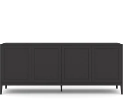 Edge 2.0 Skänk 4 Dörrar | Black