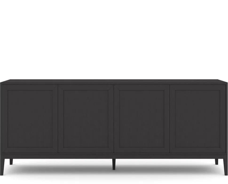 Edge 2.0 Skänk 4 Dörrar | Black