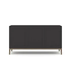 Edge 2.0 Skänk 3 Dörrar | Black/ Burned Walnut