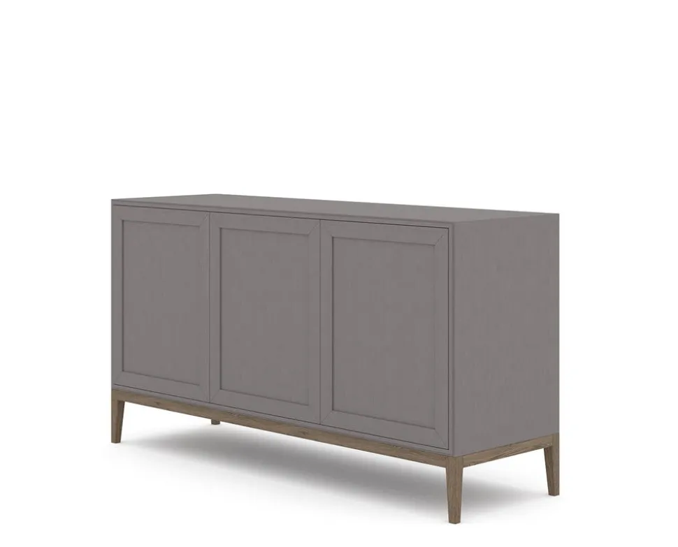 Edge 2.0 Skänk 3 Dörrar | Grey/ Burned Walnut