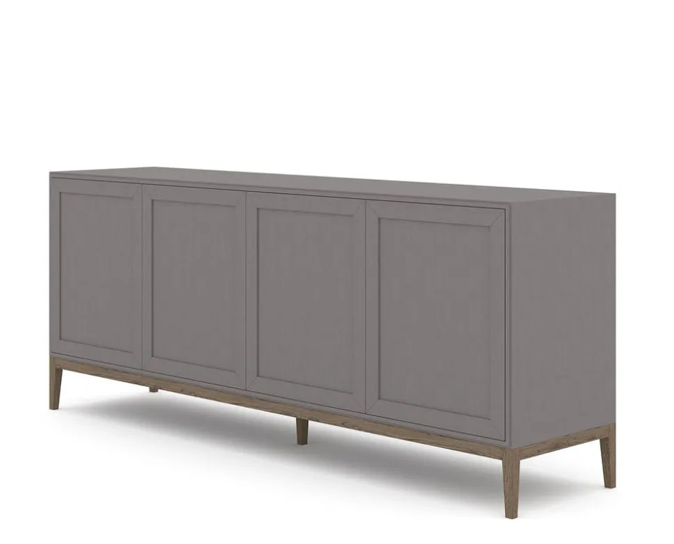 Edge 2.0 Skänk 4 Dörrar | Grey/ Burned Walnut