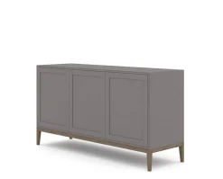 Edge 2.0 Skänk 3 Dörrar | Grey/ Burned Walnut