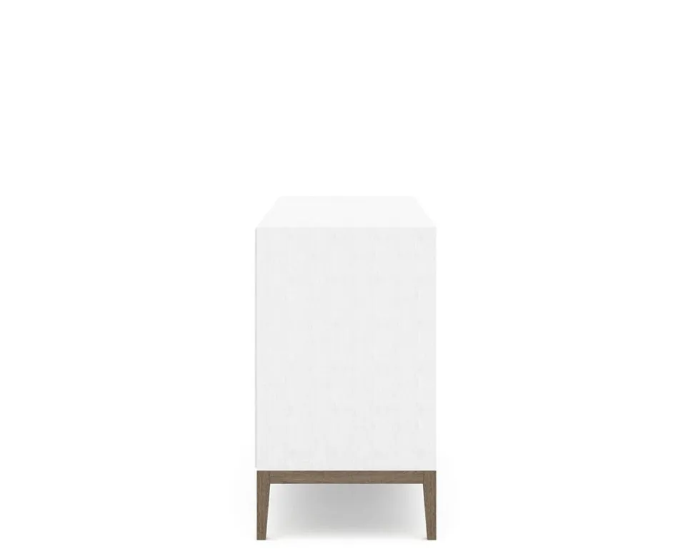 Edge 2.0 Skänk 3 Dörrar + 3 Lådor | White/ Burned Walnut