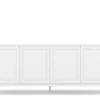 Edge 2.0 Skänk 4 Dörrar | White