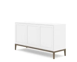 Edge 2.0 Skänk 3 Dörrar | White/ Burned Walnut
