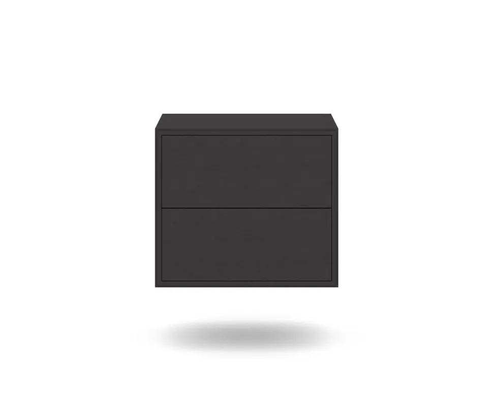 Edge 2.0 Sängbord | Black, Vägghängd