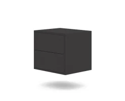 Edge 2.0 Sängbord | Black, Vägghängd