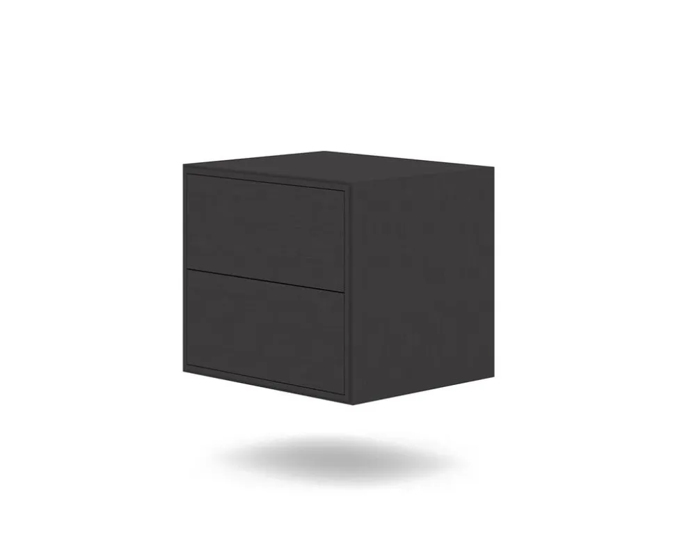 Edge 2.0 Sängbord | Black, Vägghängd