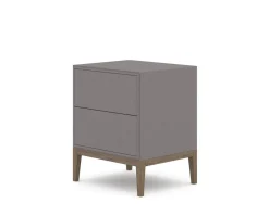 Edge 2.0 Sängbord | Grey/Burned Walnut