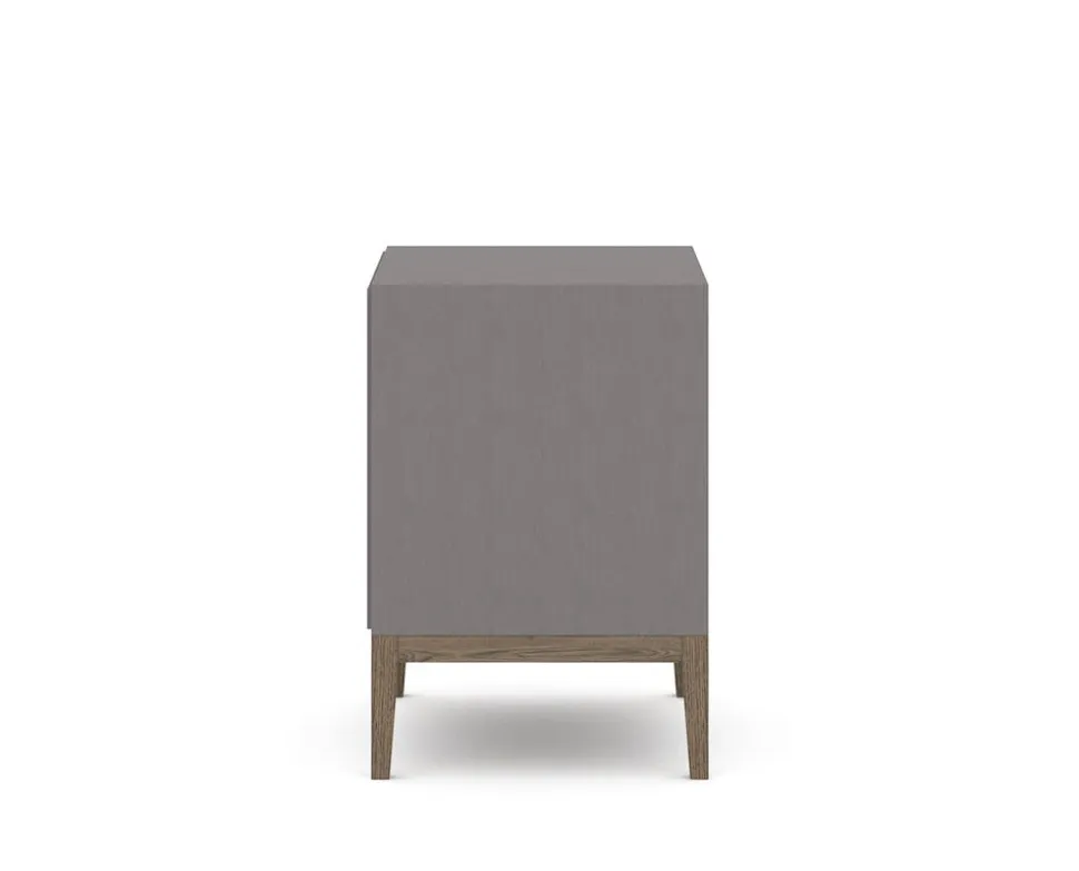 Edge 2.0 Sängbord | Grey/Burned Walnut