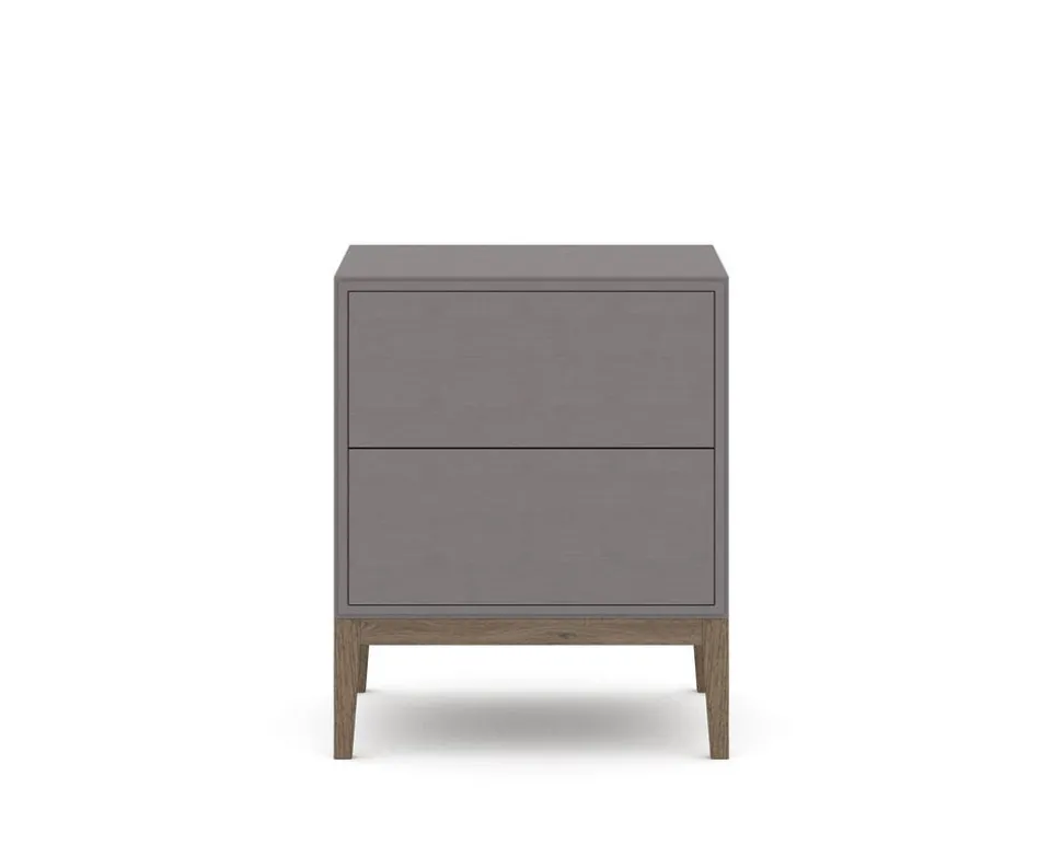 Edge 2.0 Sängbord | Grey/Burned Walnut