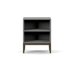 Edge 2.0 Sängbord | Grey/Burned Walnut, Hylla