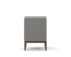Edge 2.0 Sängbord | Grey/Burned Walnut, Hylla
