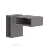 Edge 2.0 Sängbord | Grey, 1 hyllplan