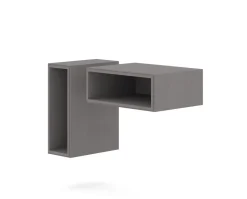 Edge 2.0 Sängbord | Grey, 1 hyllplan