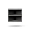Edge 2.0 Sängbord | Grey, Vägghängd med hylla