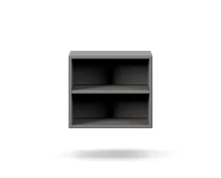 Edge 2.0 Sängbord | Grey, Vägghängd med hylla