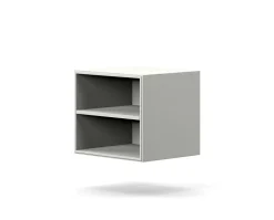 Edge 2.0 Sängbord | White, Vägghängd med hylla