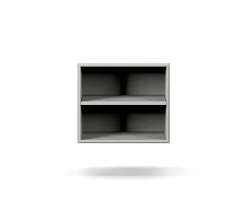 Edge 2.0 Sängbord | White, Vägghängd med hylla