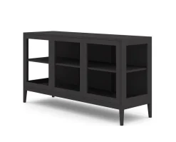 Edge 2.0 Vitrinskåp | 3 Dörrar, 1-Sektion, Black