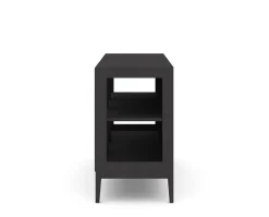Edge 2.0 Vitrinskåp | 3 Dörrar, 1-Sektion, Black