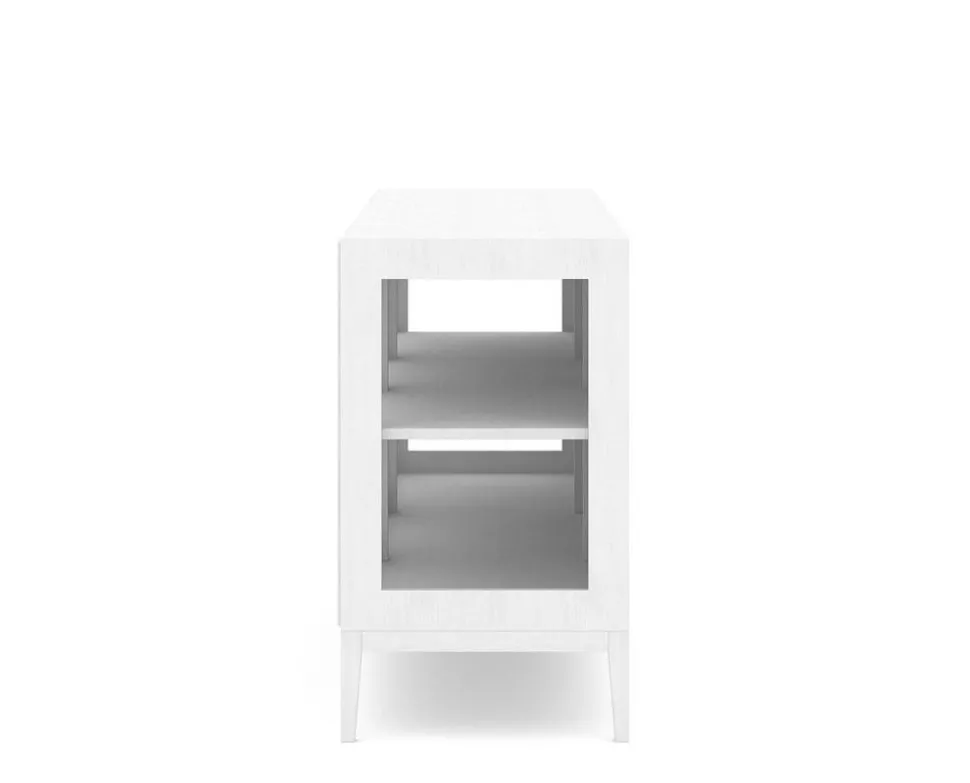 Edge 2.0 Vitrinskåp | 3 Dörrar, 1-Sektion, White