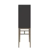 Edge 2.0 Vitrinskåp Hög | Black/ Burned Walnut