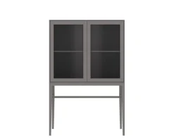 Edge 2.0 Vitrinskåp Hög | Grey