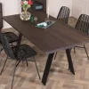 Elegant Matbord | Metallben