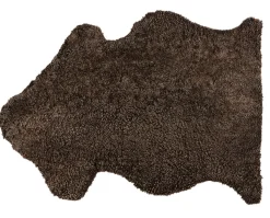 Ella Korthårigt Fårskinn | 100x60 Cappuccino