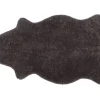 Ella Korthårigt Fårskinn | 100x60 Carbon