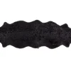 Ella Korthårigt Fårskinn | 200x60 Svart