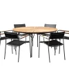 Ellen Trädgårdsbord Ø130 | Antracite/Teak
