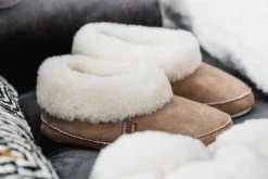 Emmy Fårskinnstofflor Chestnut | Storlek 36