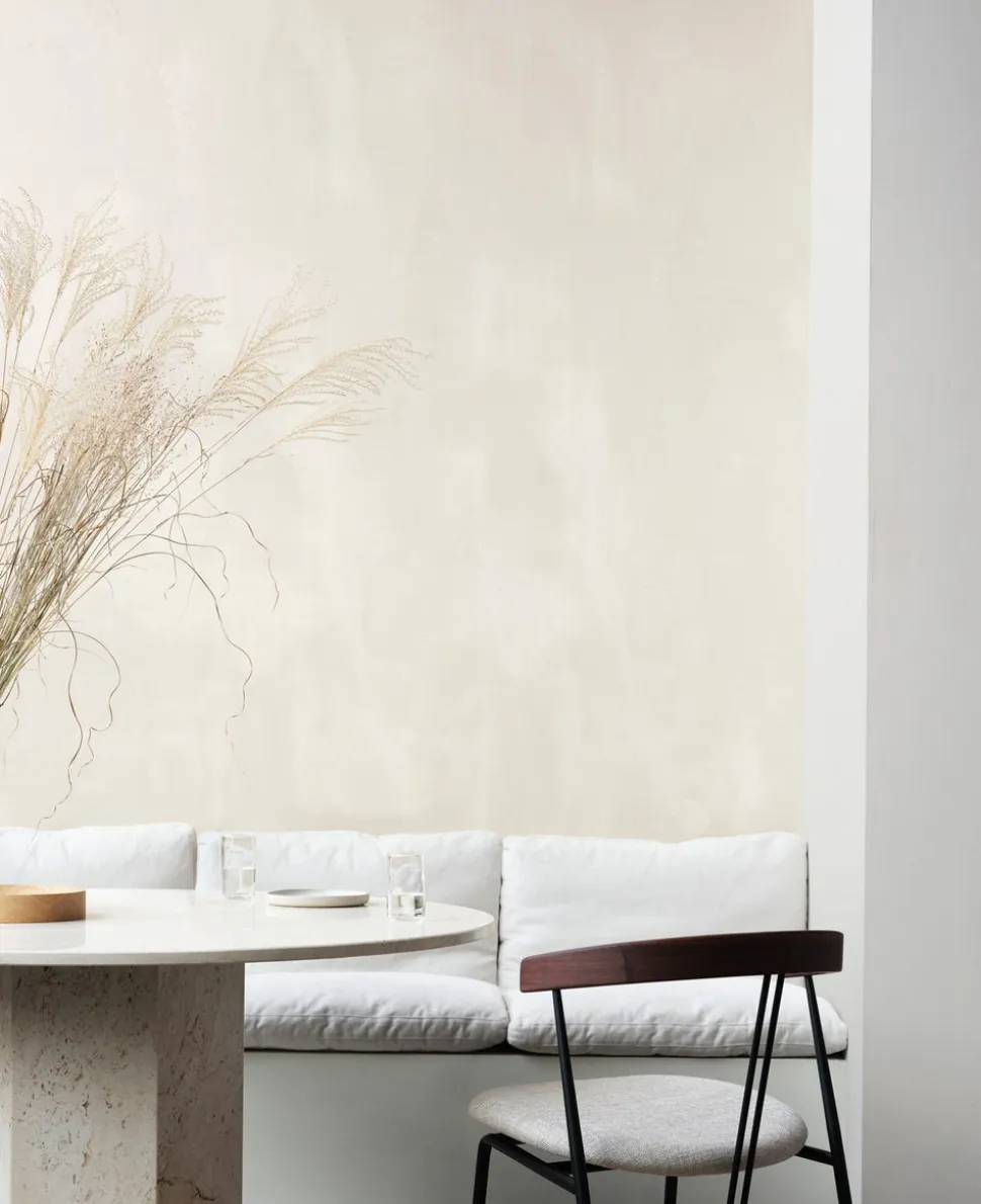 Epic Matbord Ø130 Neutral White Travertine