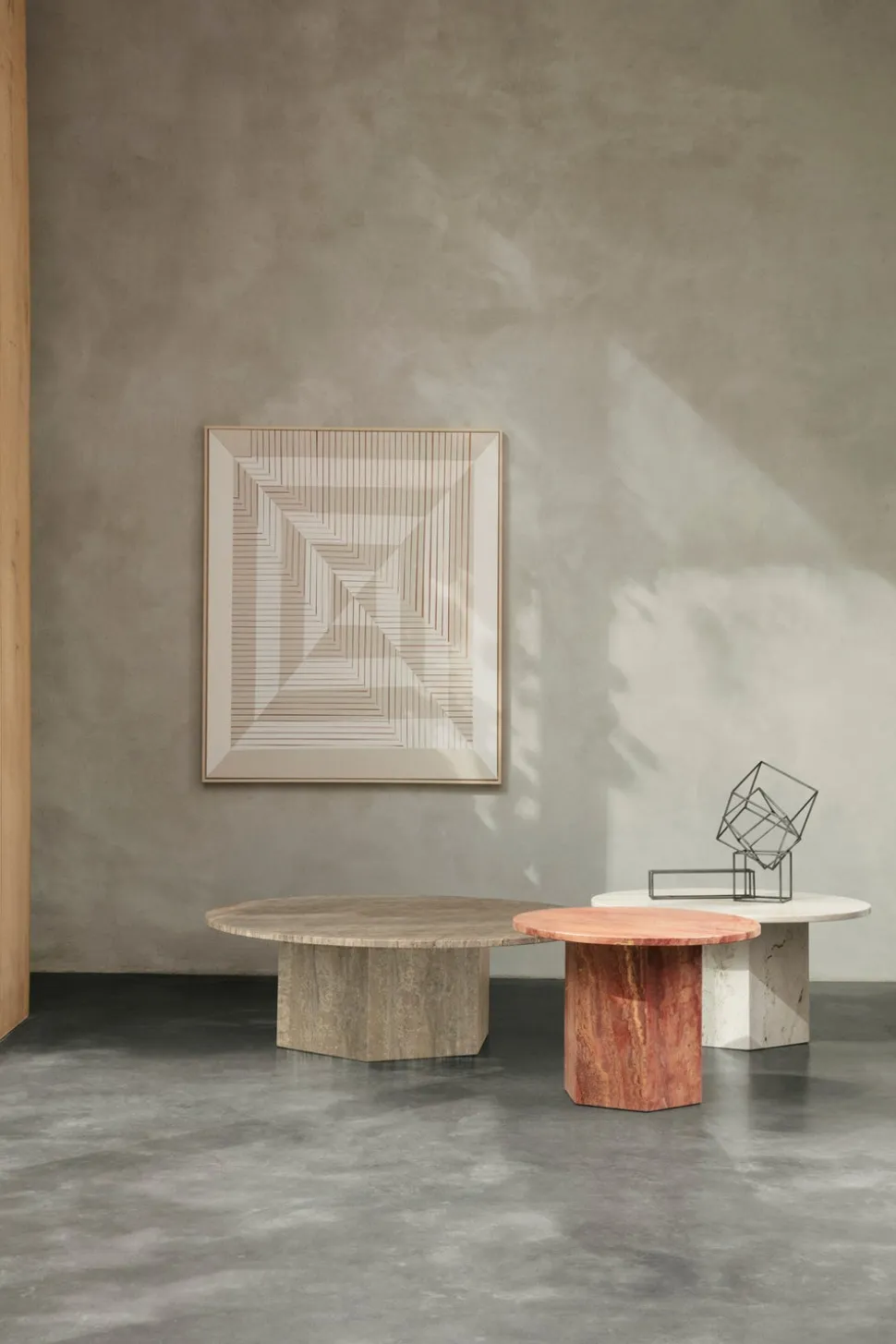 Epic Soffbord Ø80 Steel Misty Gray