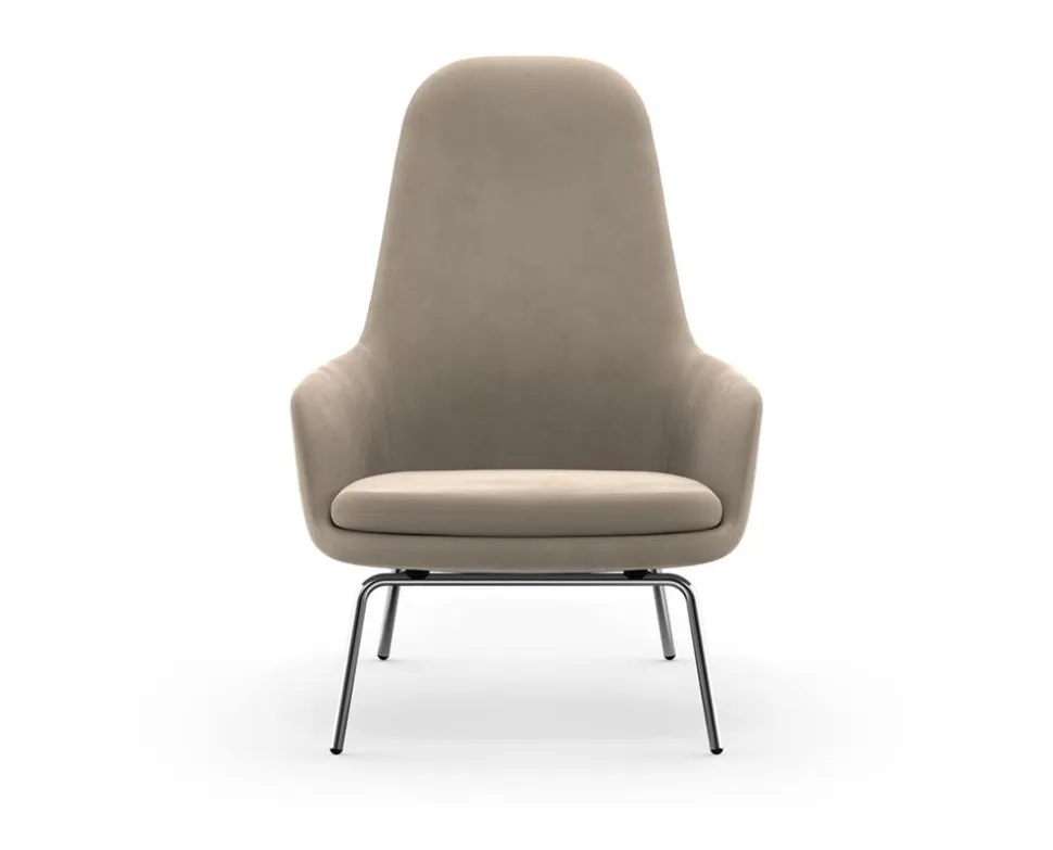 Era Lounge Chair | Hög | Krom