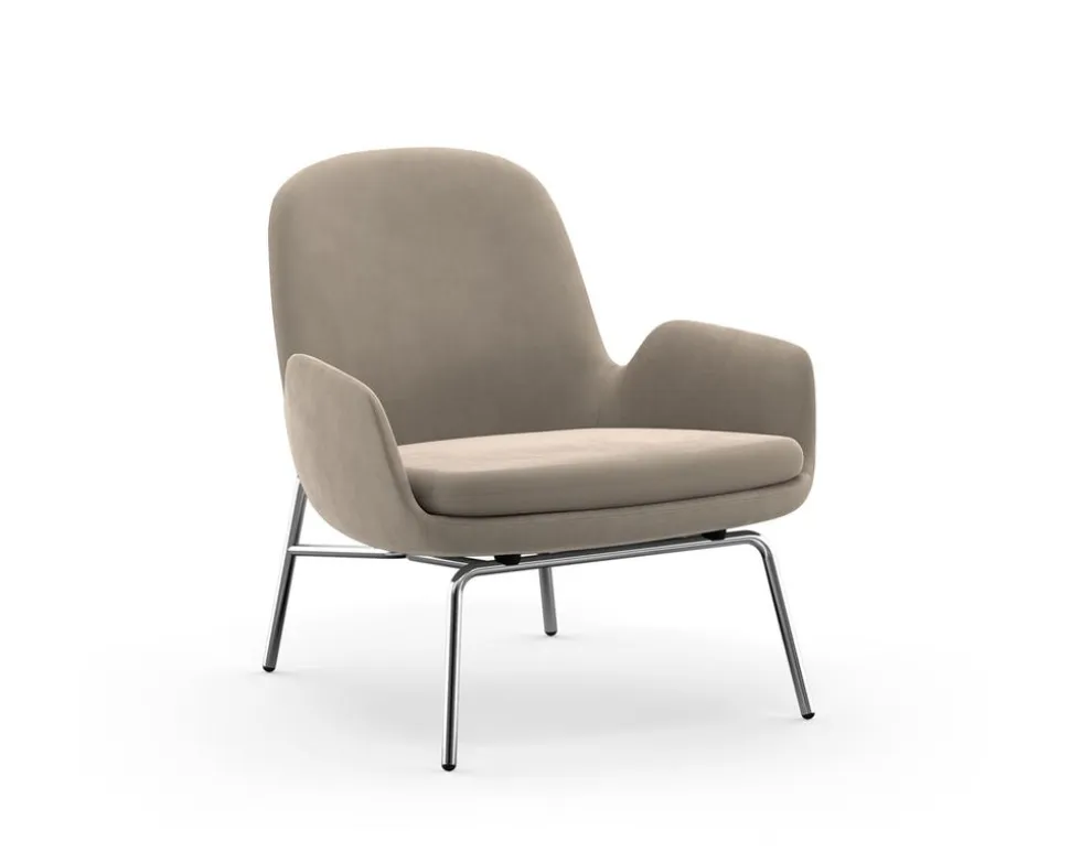 Era Lounge Chair | Låg | Krom