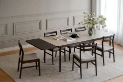 Fairmount Matbord 220x95 | Beige HPL/Brun Ek