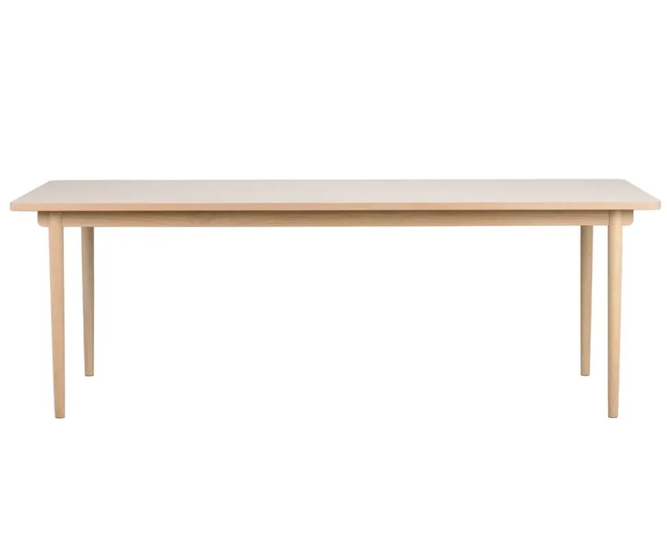 Fairmount Matbord 220x95 | Beige HPL/Vitpigm. Ek