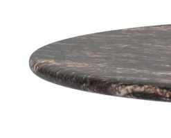 Ferrol Soffbord | Ø40x50 | Brun Marmor / Brons