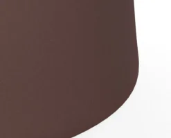 Ferrol Soffbord | Ø80x42 | Brun Marmor / Brons