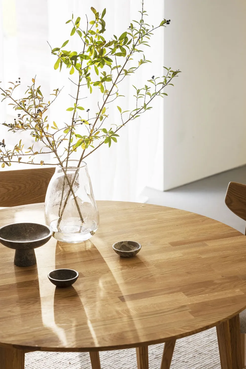 Filippa Matbord Runt | Oljad Ek
