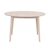 Filippa Matbord Runt | Vitpigmenterad Ek